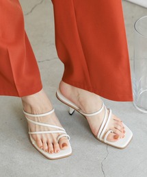 select MOCA | 2021 SS スクエアトゥループスサンダル(サンダル)