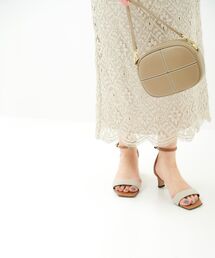 le.coeur blanc | スクエアトゥストラップサンダル(サンダル)