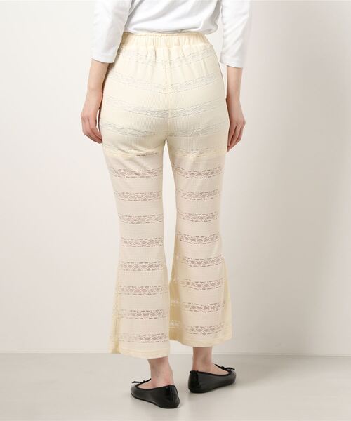 FREE'S MART(フリーズマート)の「ボーダーレースフレアカットソーパンツ(その他パンツ・レディース・ブラウン/ホワイト・FREE)」の4枚目の写真