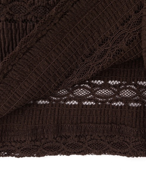 FREE'S MART(フリーズマート)の「ボーダーレースフレアカットソーパンツ(その他パンツ・レディース・ブラウン/ホワイト・FREE)」の17枚目の写真