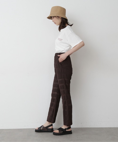 FREE'S MART(フリーズマート)の「ボーダーレースフレアカットソーパンツ(その他パンツ・レディース・ブラウン/ホワイト・FREE)」の10枚目の写真