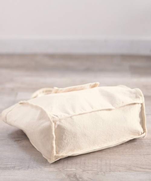 Java（ジャバ）の「《JaVaジャバ コラボ》リサイクルコットン100％。A5ファイルも入る！デイリーに使える、キャンバストートBAG（トートバッグ・レディース・ブラック/ナチュラル・ONE SIZE）」の13枚目の写真