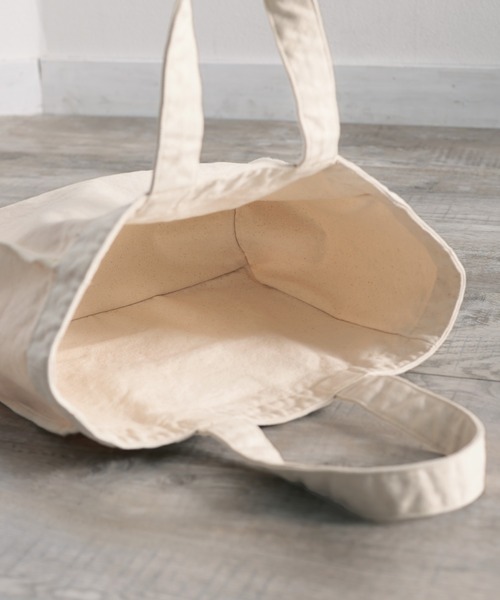 Java（ジャバ）の「《JaVaジャバ コラボ》リサイクルコットン100％。A5ファイルも入る！デイリーに使える、キャンバストートBAG（トートバッグ・レディース・ブラック/ナチュラル・ONE SIZE）」の14枚目の写真