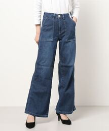 SOMETHING | 【SOMETHING】「COOL」 ベイカーワイドパンツ(デニムパンツ)