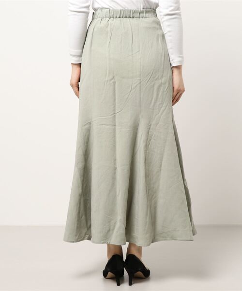 THEATRE PRODUCTS(シアタープロダクツ)の「リネン混マーメイドスカート(スカート・レディース・ブラウン/カーキ/イエロー・FREE)」の5枚目の写真