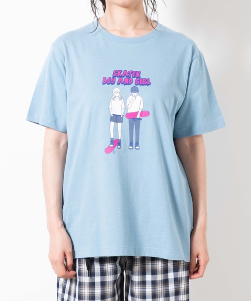 WEGO(ウィゴー)の「WEGO/boyandgirlプリントTシャツ(Tシャツ/カットソー・レディース・ブルー系その他・X-LARGE/LARGE/SMALL/MEDIUM)」の10枚目の写真