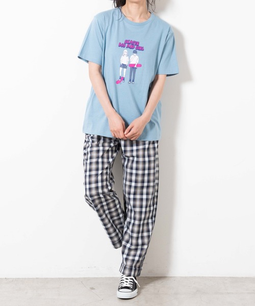 WEGO(ウィゴー)の「WEGO/boyandgirlプリントTシャツ(Tシャツ/カットソー・レディース・ブルー系その他・X-LARGE/LARGE/SMALL/MEDIUM)」の13枚目の写真
