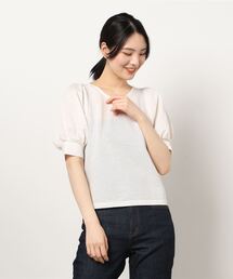 earth music&ecology | 前後2wayパフスリーブプルオーバー ＊(Tシャツ/カットソー)