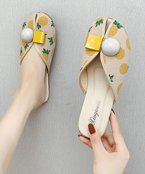 aimoha（アイモハ）の「かわいい柄サンダル (SS)（サンダル・レディース・レッド系その他/イエロー/レッド系その他2・23.0cm/23.5cm/24.0cm/24.5cm/25.0cm）」の9枚目の写真