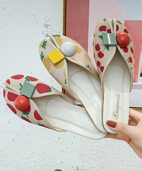 aimoha（アイモハ）の「かわいい柄サンダル (SS)（サンダル・レディース・レッド系その他/イエロー/レッド系その他2・23.0cm/23.5cm/24.0cm/24.5cm/25.0cm）」の13枚目の写真