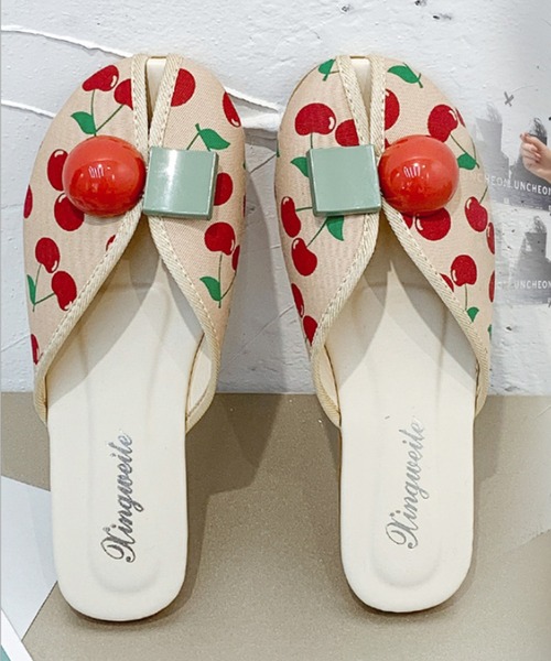 aimoha（アイモハ）の「かわいい柄サンダル (SS)（サンダル・レディース・レッド系その他/イエロー/レッド系その他2・23.0cm/23.5cm/24.0cm/24.5cm/25.0cm）」の17枚目の写真