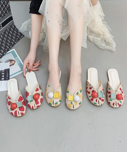 aimoha（アイモハ）の「かわいい柄サンダル (SS)（サンダル・レディース・レッド系その他/イエロー/レッド系その他2・23.0cm/23.5cm/24.0cm/24.5cm/25.0cm）」の18枚目の写真