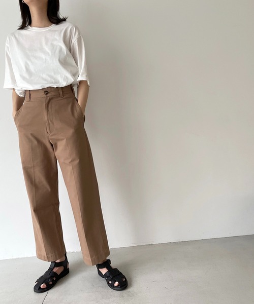 CANAL JEAN（キャナルジーン）の「via j(ヴィアジェイ) "I NEED"バックロゴ半袖Tシャツ（Tシャツ/カットソー・レディース・ホワイト/チャコールグレー・ONE SIZE）」の5枚目の写真