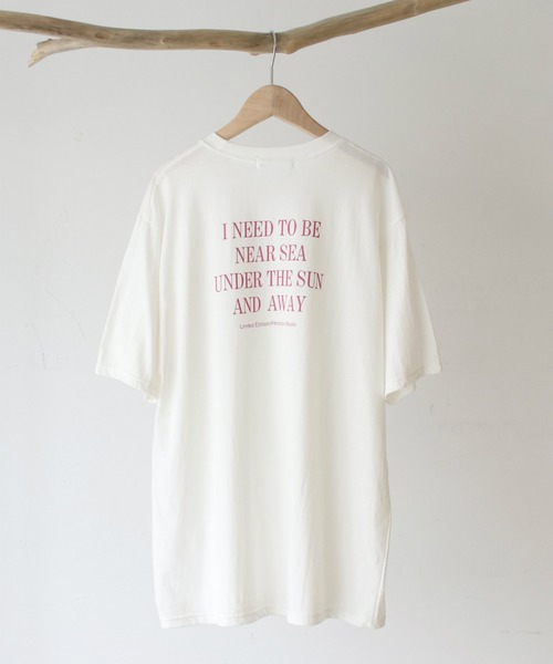 CANAL JEAN（キャナルジーン）の「via j(ヴィアジェイ) "I NEED"バックロゴ半袖Tシャツ（Tシャツ/カットソー・レディース・ホワイト/チャコールグレー・ONE SIZE）」の10枚目の写真