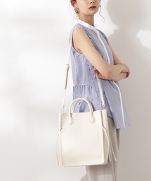 N.（N. Natural Beauty Basic） | ◆かがりステッチデザイントートバッグ(トートバッグ)