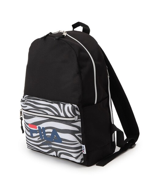DRESKIP（ドレスキップ）の「◆【FILA別注】撥水リュック（バックパック/リュック・レディース・ブラック系4/グレー/ブラック・00）」の3枚目の写真