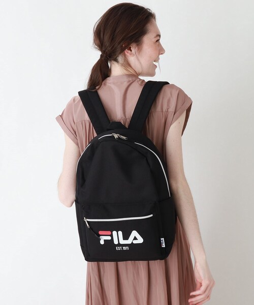DRESKIP（ドレスキップ）の「◆【FILA別注】撥水リュック（バックパック/リュック・レディース・ブラック系4/グレー/ブラック・00）」の9枚目の写真