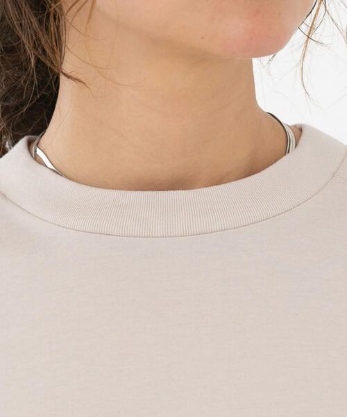 FEELING MADE（フィーリングメイド）の「FEELING MADE クイックドライ天竺 フレンチスリーブ ワンピース（ワンピース・レディース・ベージュ/オリーブ/ダークグレー・MEDIUM/LARGE）」の13枚目の写真