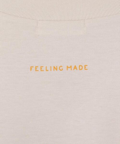FEELING MADE（フィーリングメイド）の「FEELING MADE クイックドライ天竺 フレンチスリーブ ワンピース（ワンピース・レディース・ベージュ/オリーブ/ダークグレー・MEDIUM/LARGE）」の16枚目の写真