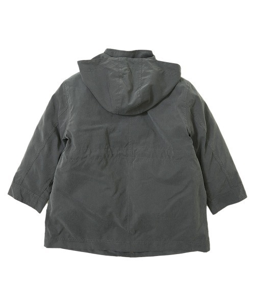 devirock（デビロック）の「【ボアライナー】4WAYミリタリーコート（モッズコート・キッズ・カーキ/スミクロ・130cm/140cm/150cm/110cm/120cm/100cm/160cm）」の9枚目の写真