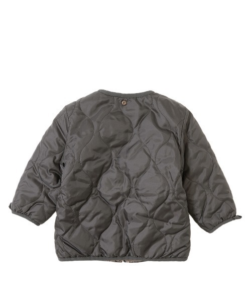 devirock（デビロック）の「【ボアライナー】4WAYミリタリーコート（モッズコート・キッズ・カーキ/スミクロ・130cm/140cm/150cm/110cm/120cm/100cm/160cm）」の10枚目の写真