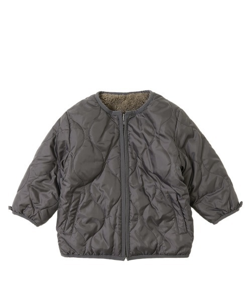 devirock（デビロック）の「【ボアライナー】4WAYミリタリーコート（モッズコート・キッズ・カーキ/スミクロ・130cm/140cm/150cm/110cm/120cm/100cm/160cm）」の13枚目の写真