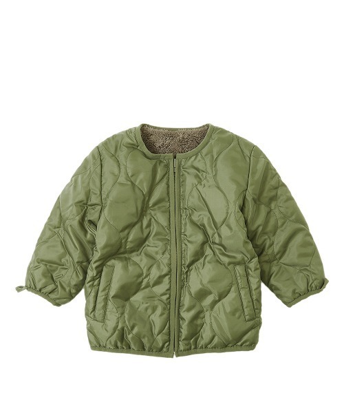 devirock（デビロック）の「【ボアライナー】4WAYミリタリーコート（モッズコート・キッズ・カーキ/スミクロ・130cm/140cm/150cm/110cm/120cm/100cm/160cm）」の16枚目の写真