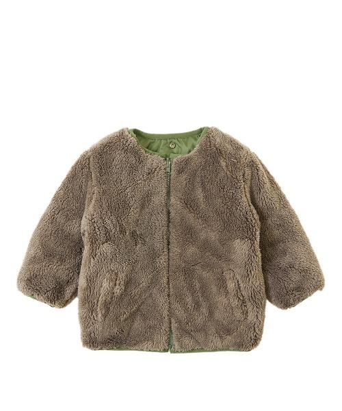 devirock（デビロック）の「【ボアライナー】4WAYミリタリーコート（モッズコート・キッズ・カーキ/スミクロ・130cm/140cm/150cm/110cm/120cm/100cm/160cm）」の17枚目の写真