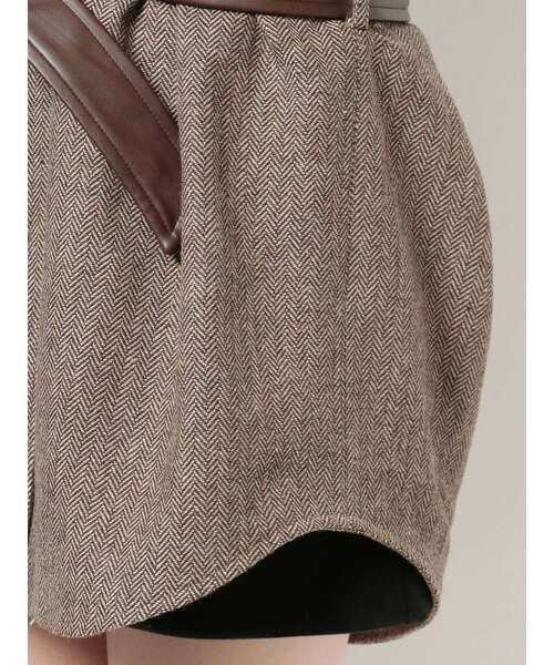 EVRIS（エヴリス）の「パイピングデザインジャケット（その他アウター・レディース・ブラック/ブラウン・FREE）」の4枚目の写真