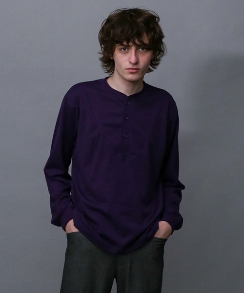 Iroquois（イロコイ）の「WESTERN H/N T（Tシャツ/カットソー・メンズ・ホワイト/ブラック/パープル/ブラウン・1/2/3）」の4枚目の写真