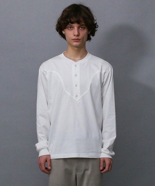 Iroquois（イロコイ）の「WESTERN H/N T（Tシャツ/カットソー・メンズ・ホワイト/ブラック/パープル/ブラウン・1/2/3）」の2枚目の写真