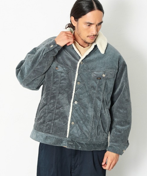 Lee（リー）の「ボアジャケット（ブルゾン・メンズ・グレー/ブラウン/ブラック/グリーン・LARGE/X-LARGE/MEDIUM）」の21枚目の写真