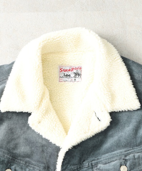 Lee（リー）の「ボアジャケット（ブルゾン・メンズ・グレー/ブラウン/ブラック/グリーン・LARGE/X-LARGE/MEDIUM）」の19枚目の写真