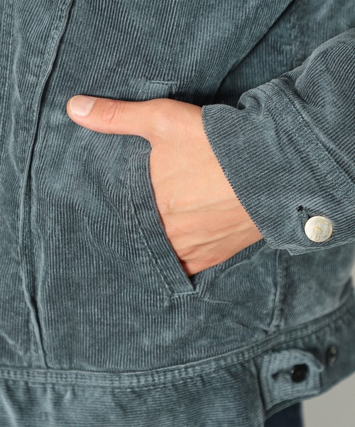 Lee（リー）の「ボアジャケット（ブルゾン・メンズ・グレー/ブラウン/ブラック/グリーン・LARGE/X-LARGE/MEDIUM）」の17枚目の写真