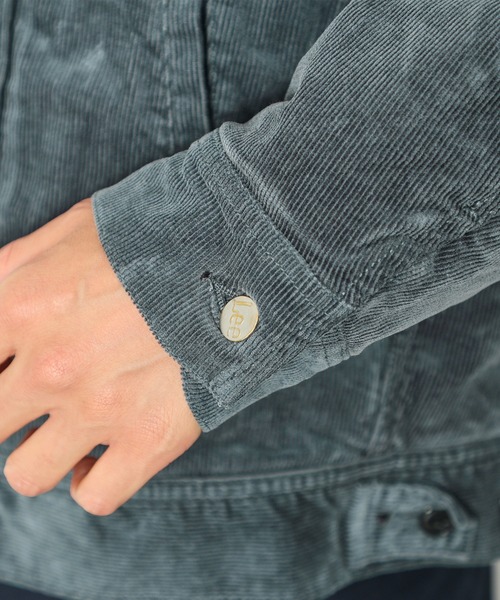 Lee（リー）の「ボアジャケット（ブルゾン・メンズ・グレー/ブラウン/ブラック/グリーン・LARGE/X-LARGE/MEDIUM）」の16枚目の写真