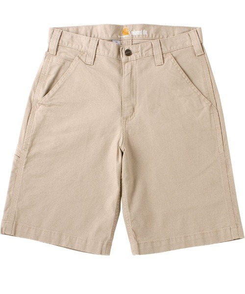 Carhartt（カーハート）の「『Carhartt/カーハート』Relaxed Fit Canvas Work Short/キャンバス ワーク ハーフパンツ（チノパンツ・メンズ・チャコールグレー/ベージュ/ブラウン・S/L/M）」の3枚目の写真