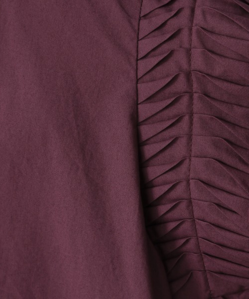 LOWRYS FARM（ローリーズファーム）の「ソデピンタックワンピース　959381（ワンピース・レディース・オフホワイト/ブラック/ダークブラウン/パープル・FREE）」の16枚目の写真