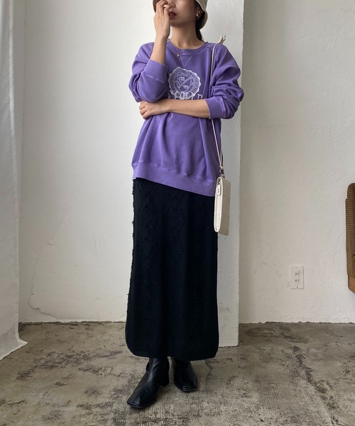 CAPRICIEUX LE'MAGE(カプリシューレマージュ)の「ダイヤフリンジスカート(スカート・レディース・ブラック/ライトベージュ・FREE)」の13枚目の写真