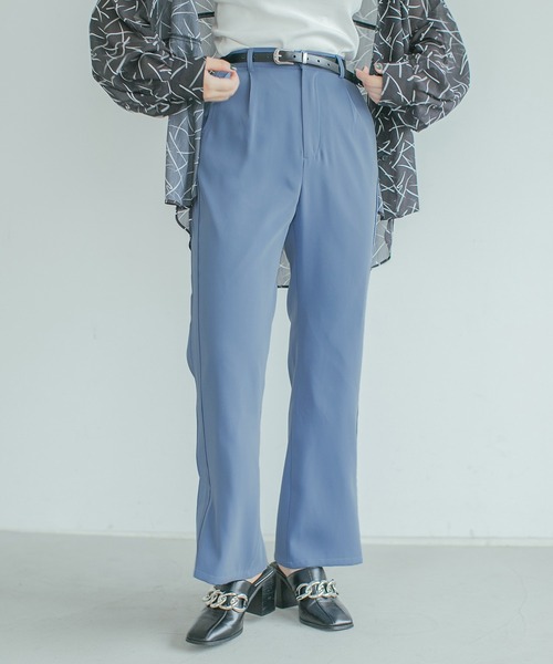 PAGEBOY（ページボーイ）の「ライトWクロスセットアップパンツ（その他パンツ・レディース・ブラック/オリーブ/ブルー系その他・FREE）」の3枚目の写真