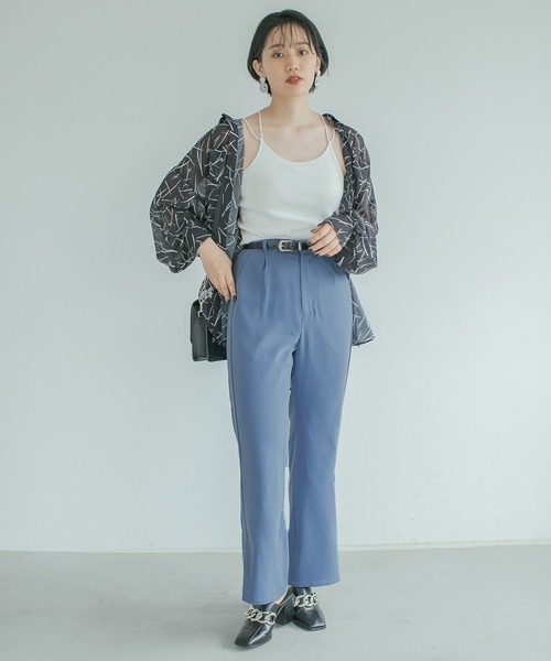 PAGEBOY（ページボーイ）の「ライトWクロスセットアップパンツ（その他パンツ・レディース・ブラック/オリーブ/ブルー系その他・FREE）」の15枚目の写真