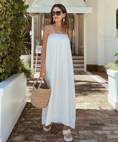 公式完売‼️ emmi ワッシャーフレアーワンピース　ホワイト 1サイズ セール】ワッシャーフレアーワンピース（ワンピース）｜emmi