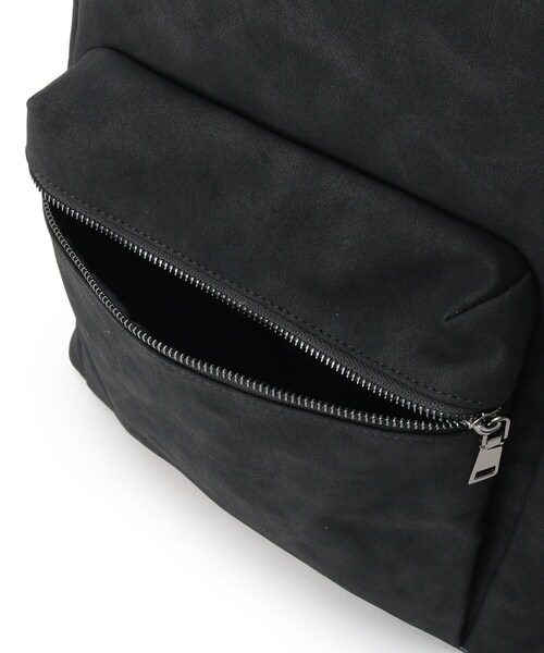 BASECONTROL（ベースコントロール）の「◆スウェードタッチｘスムースレザータッチ デイパック リュックサック（バックパック/リュック・メンズ・チャコールグレー/ブラック・99）」の15枚目の写真