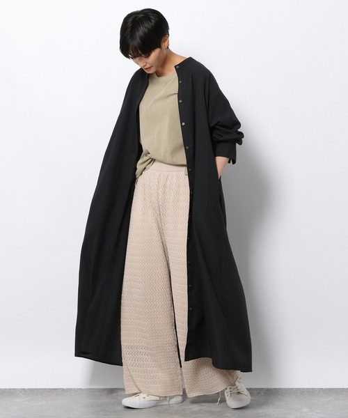 LAKOLE(ラコレ)の「バックプリーツブロードワンピース / 216484(シャツワンピース・レディース・ブラック/ベージュ/オレンジ・SMALL/MEDIUM)」の16枚目の写真