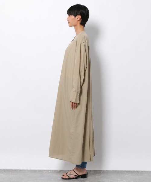 LAKOLE(ラコレ)の「バックプリーツブロードワンピース / 216484(シャツワンピース・レディース・ブラック/ベージュ/オレンジ・SMALL/MEDIUM)」の12枚目の写真