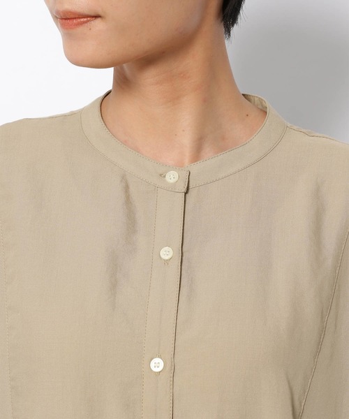 LAKOLE(ラコレ)の「バックプリーツブロードワンピース / 216484(シャツワンピース・レディース・ブラック/ベージュ/オレンジ・SMALL/MEDIUM)」の22枚目の写真