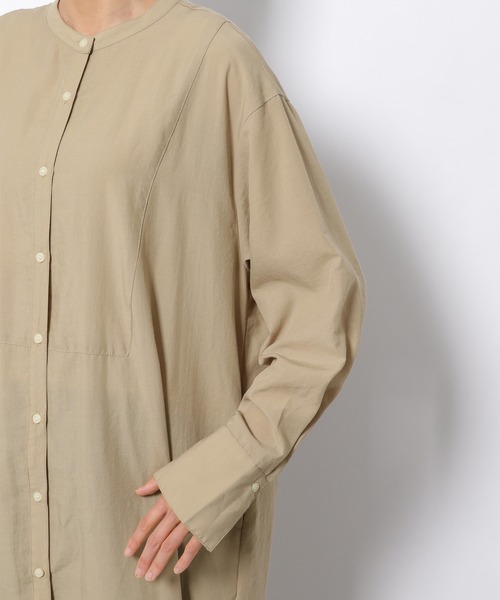 LAKOLE(ラコレ)の「バックプリーツブロードワンピース / 216484(シャツワンピース・レディース・ブラック/ベージュ/オレンジ・SMALL/MEDIUM)」の18枚目の写真