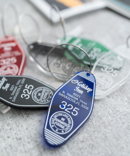 Rocky Monroe(ロッキーモンロー)の「日本製 アクリルホテルキーリング ACRYLIC HOTEL KEY HOLDER(325) AW-1298-2(キーホルダー・メンズ・ブラック/レッド/ブルー/グリーン/クリアブラック/クリア・ONESIZE)」の21枚目の写真