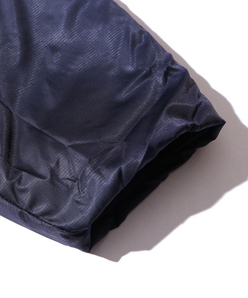 CAL O LINE（キャルオーライン）の「CAL O LINE/キャルオーライン REVERSIBLE RECYCLE PILE CARDIGAN リバーシブル フリースジャケット リップストップ（ブルゾン・メンズ・パープル/エメラルド・S/L）」の20枚目の写真