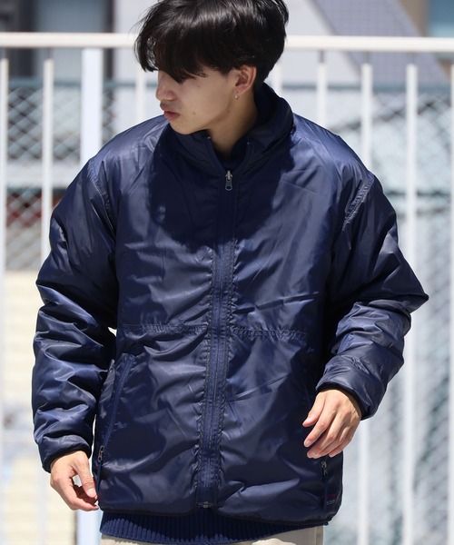 CAL O LINE（キャルオーライン）の「CAL O LINE/キャルオーライン REVERSIBLE RECYCLE PILE CARDIGAN リバーシブル フリースジャケット リップストップ（ブルゾン・メンズ・パープル/エメラルド・S/L）」の17枚目の写真