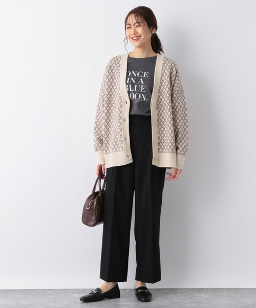 GLOBAL WORK（グローバルワーク）の「メルティーアソート柄カーディガン/957965（カーディガン/ボレロ・レディース・ブラック/ブラウン/ベージュ/その他・FREE）」の16枚目の写真